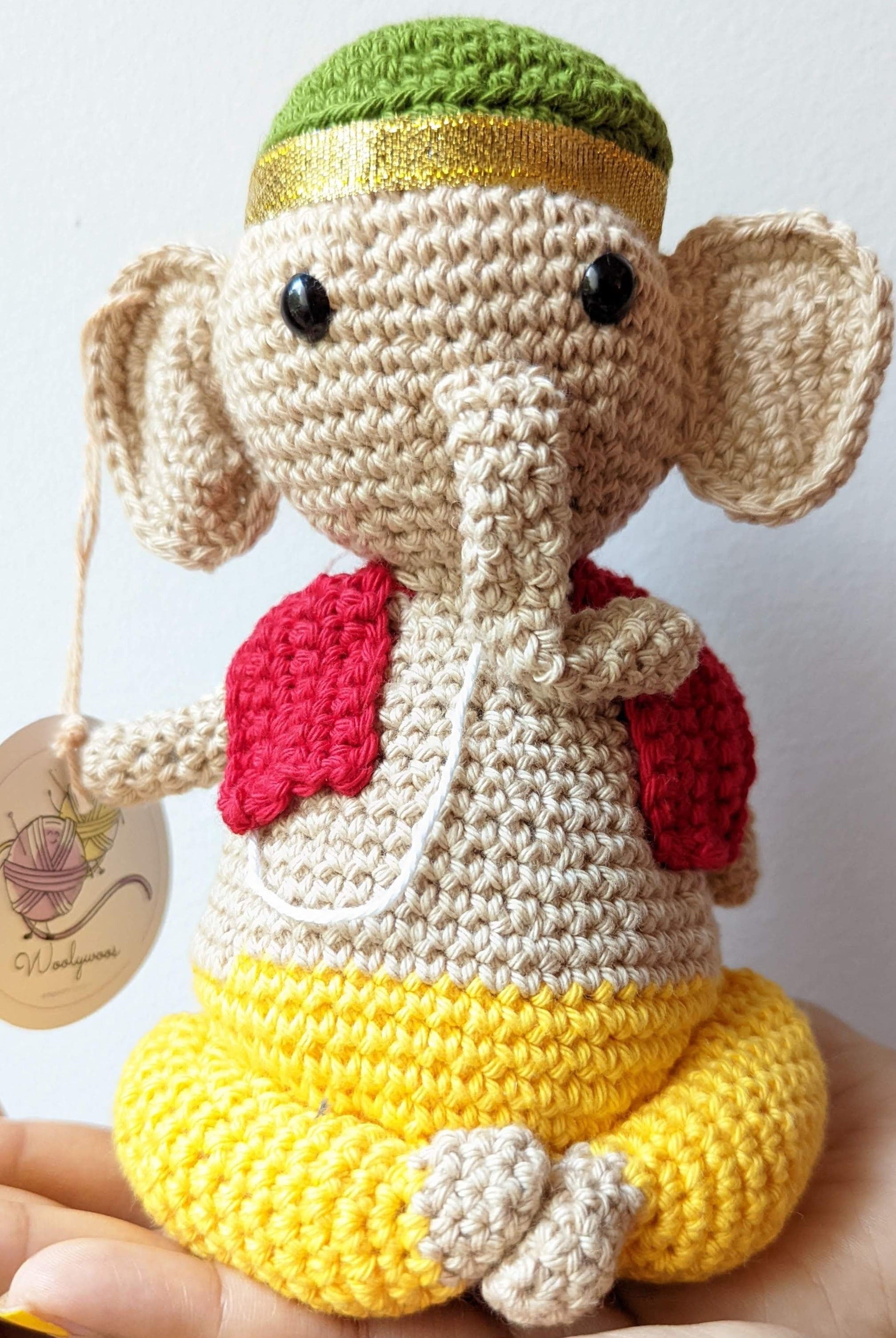 Handcrafted Crochet Ganesha - Nimbu Kids