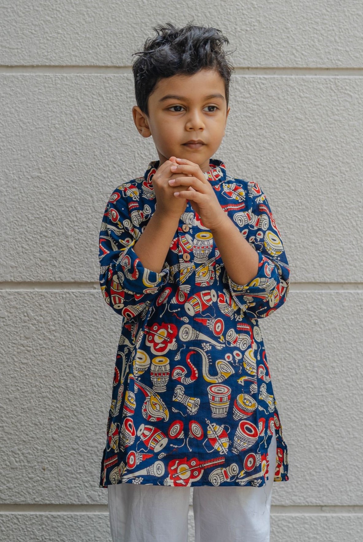 Raaga Symphony Kurta Set - Nimbu Kids