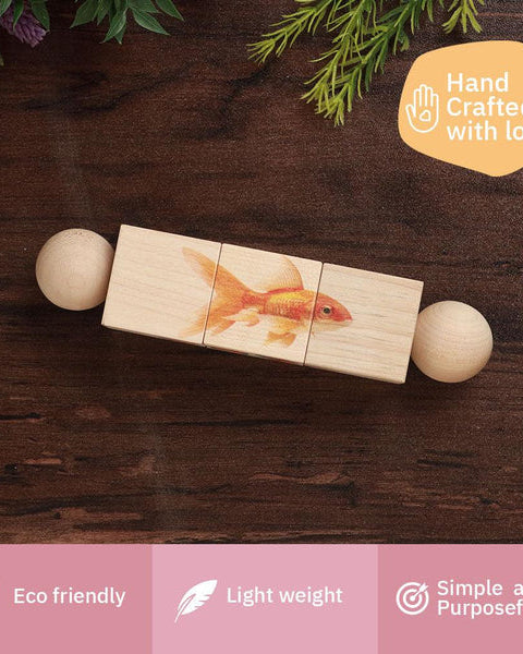 Toddler's Rubik's Cube - Rotating Wooden Puzzles - Nimbu Kids