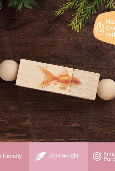 Toddler's Rubik's Cube - Rotating Wooden Puzzles - Nimbu Kids