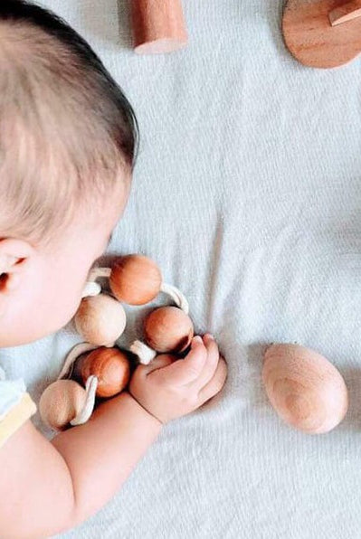 Wooden Grasping Beads - Nimbu Kids