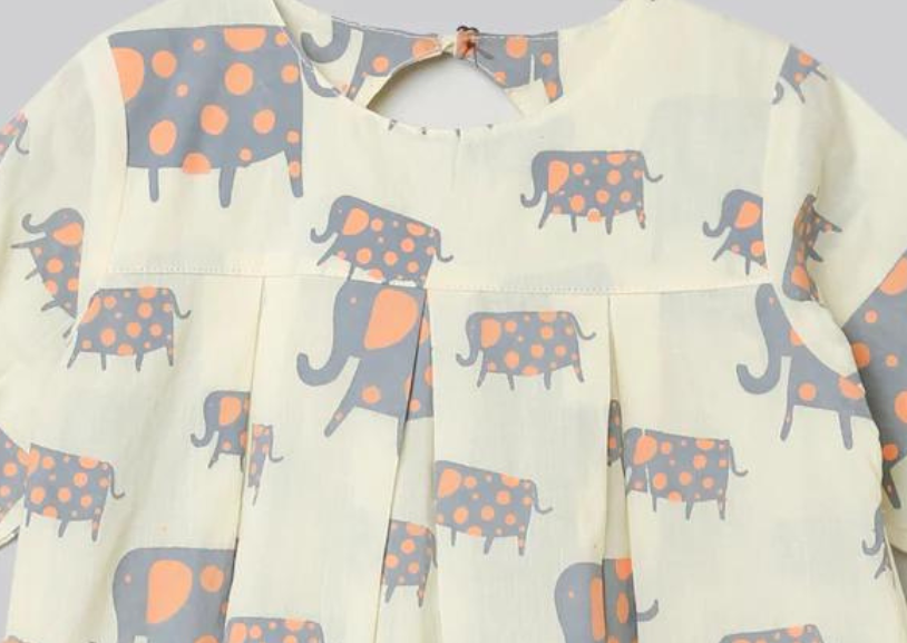 'A Parade of Elephants’ Dress with pockets