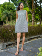 Isla Black Women's A-Line Dress