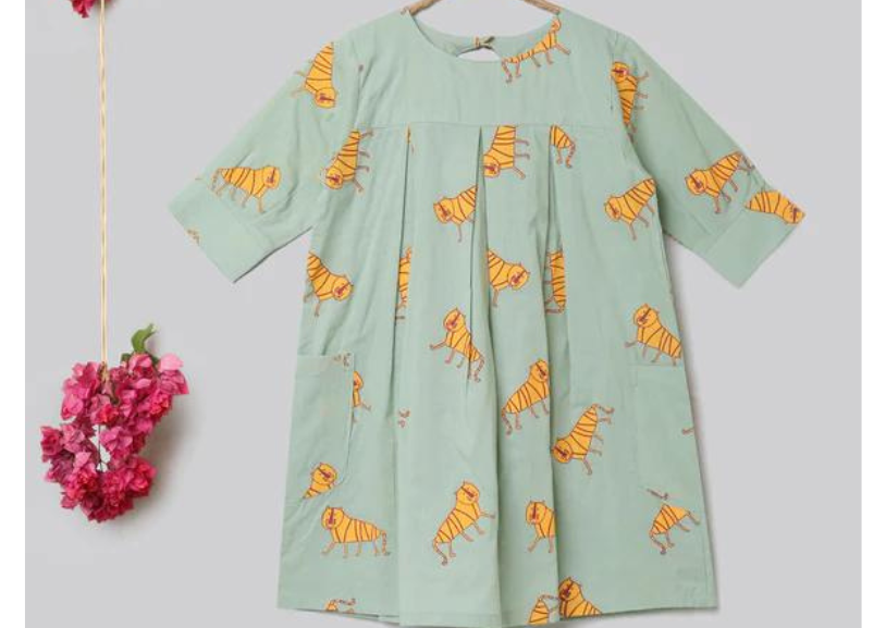 ‘An Ambush of Tigers ’ Dress with pockets