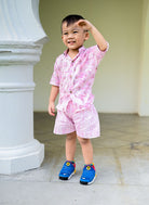 Berry purple unisex shirt - Nimbu Kids. Casual Wear. Summer Clothes.