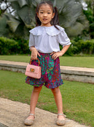 Peru Girls Cotton Skorts - Nimbu Kids