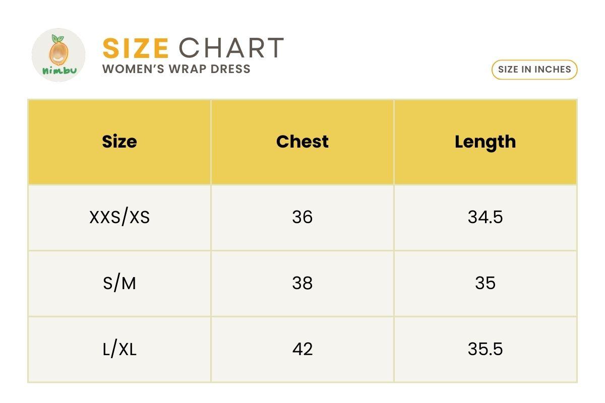 Size guide for Havana White Rainbow Women Short Dress in Cotton