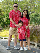 Ember Red Family Matching Set in Cotton