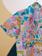 Jungle Bungle Printed Cotton Hawaiian Shirt