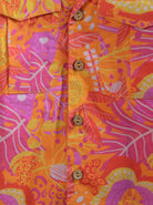 Tango Tropics Printed Cotton Hawaiian Shirt