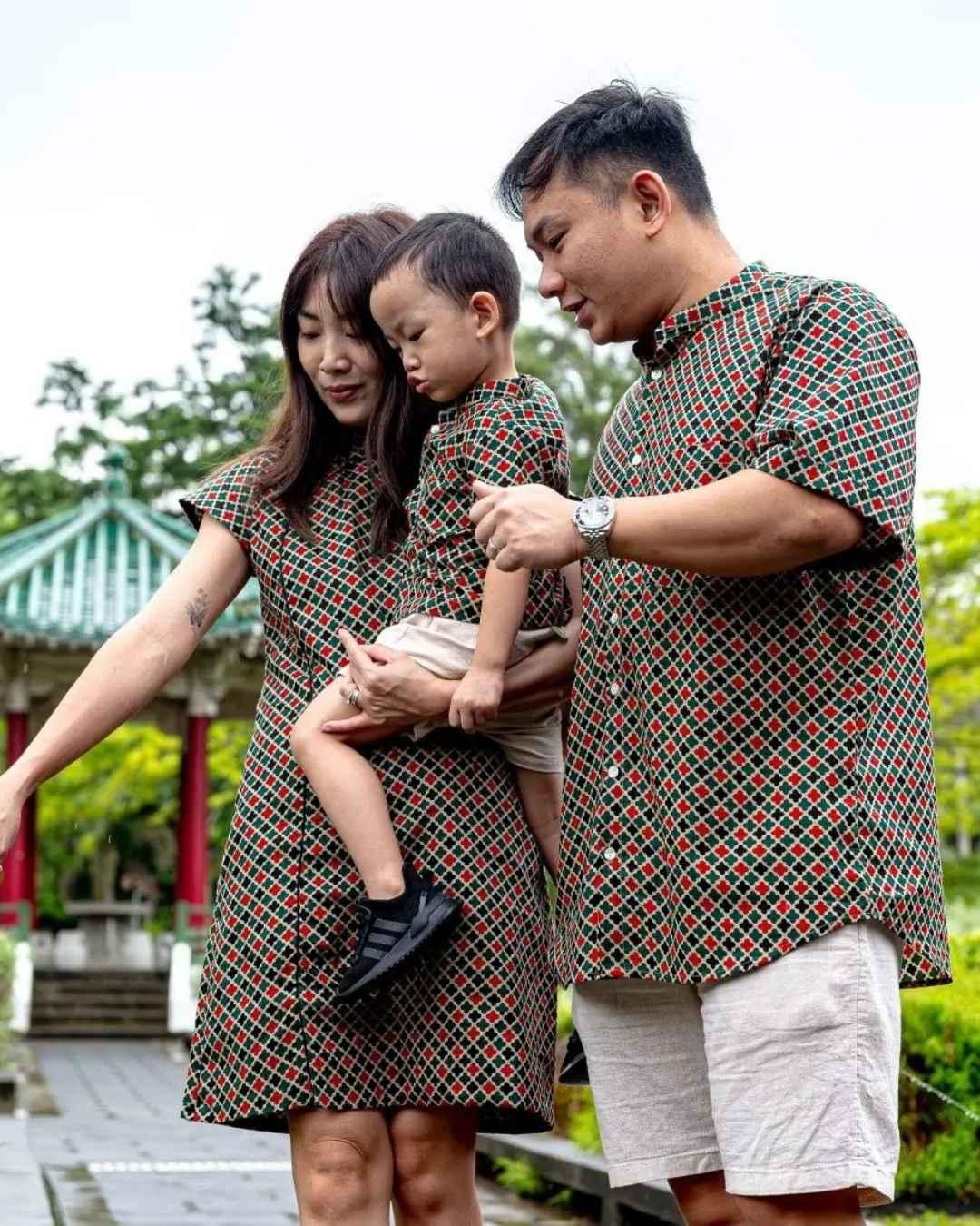 Gingham CNY Matching Family