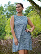 Isla Blue Women's A-Line Dress