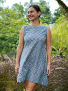 Isla Blue Women's A-Line Dress