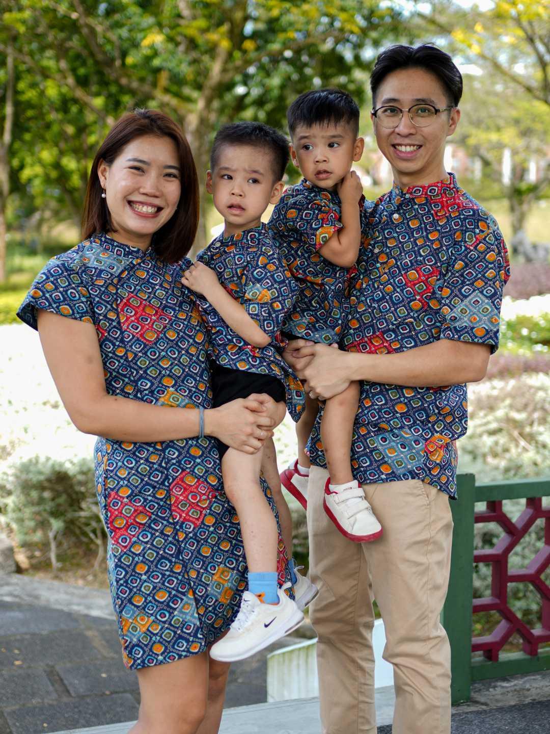 Jade Blue Family Matching Set for CNY