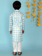 zen khari print kurta for boys