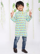 Pineapple punch cotton kurta