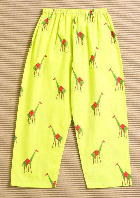 Green Triangle Nightwear Pajamas