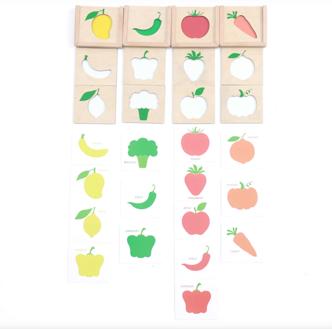  Ariro Colour Sorting Stencil Puzzle - Nimbu Kids