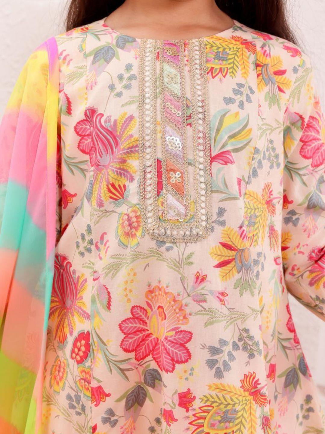 Nimbu Shana Kurti Salwar Ethnic Wear