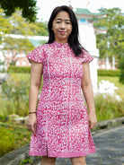 Singapore Red Womens Cheongsam Dress