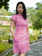 Singapore Red Womens Cheongsam Dress