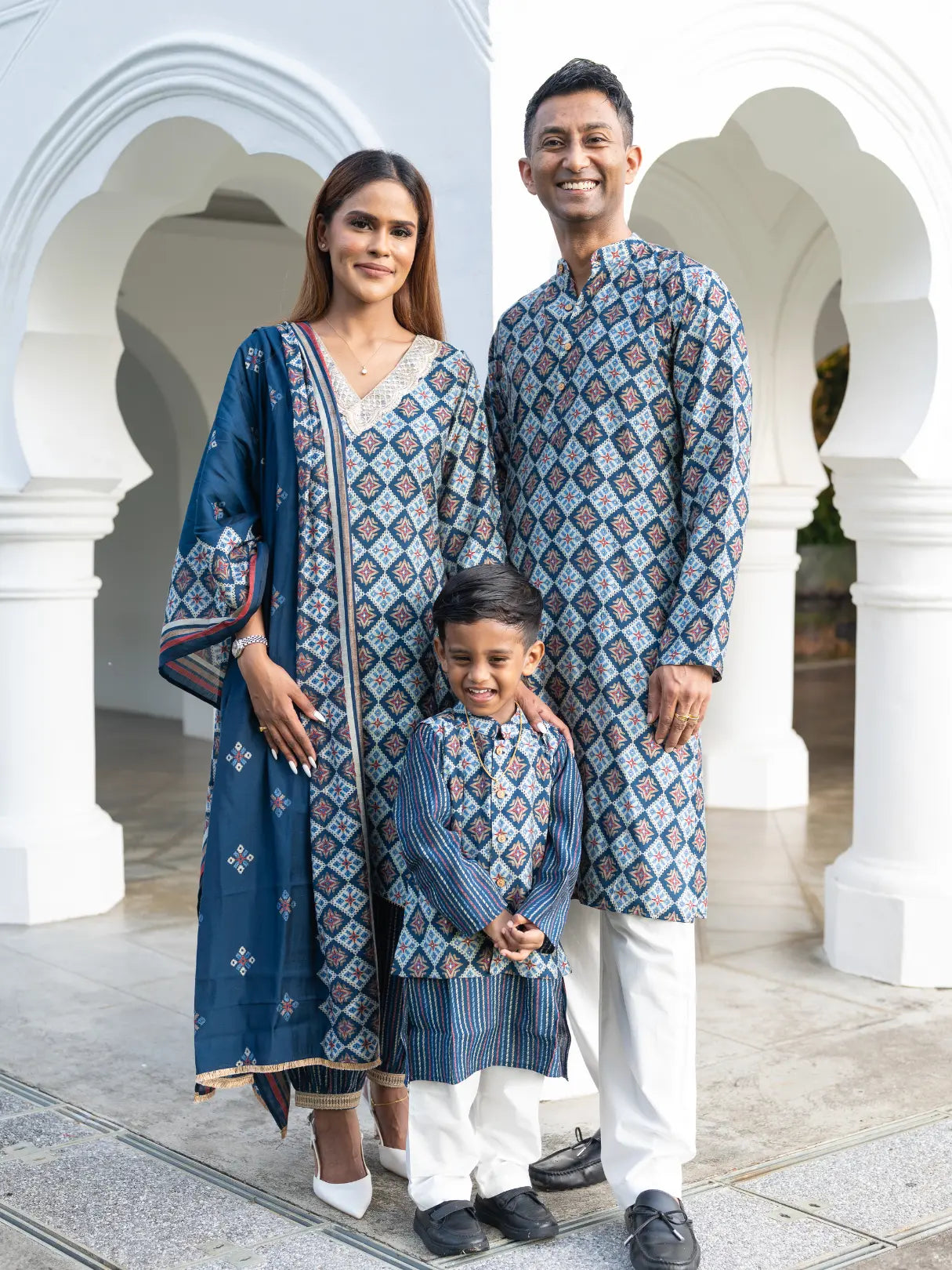 Tara Blue Men's Kurta Pajama Set in Muslin Cotton Nimbu