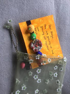 Upcycled Handmade Peach Love Rakhi Nimbu Kids