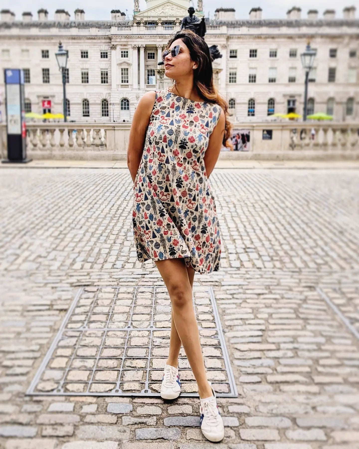 London Women's A Line Dress with Pockets