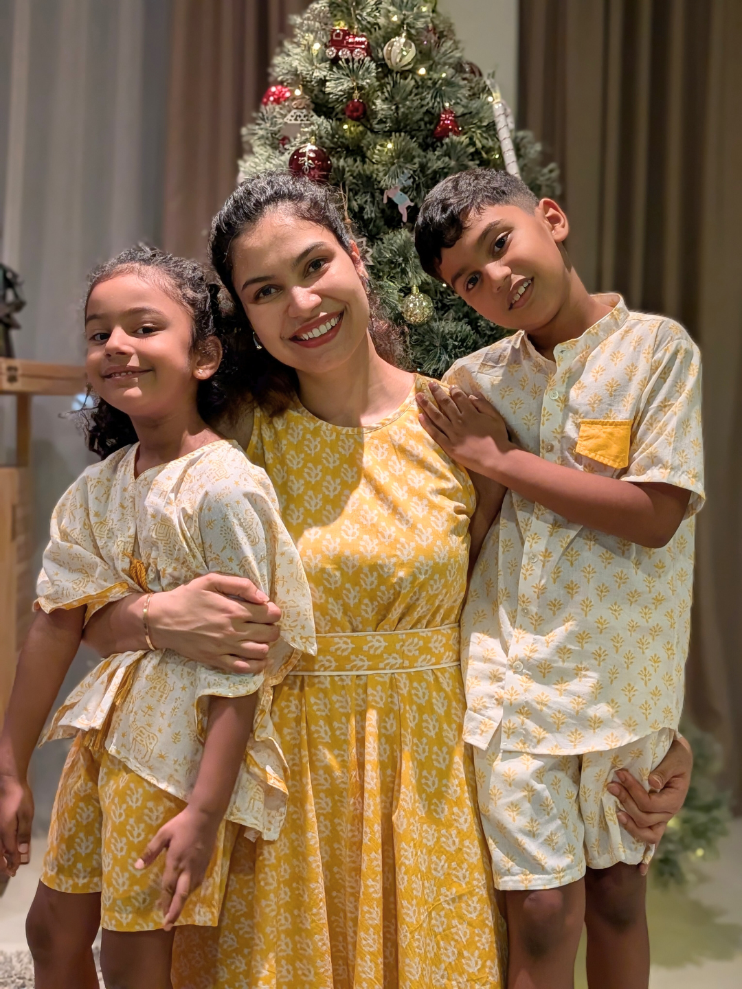 Matching Family Outift in Yellow Nimbu