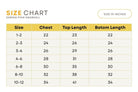 Nimbu Zarina Anarkali Size Chart