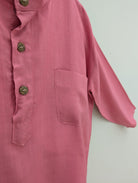 [6-8 years] Preloved Pink Soft Cotton Kurta Pajama