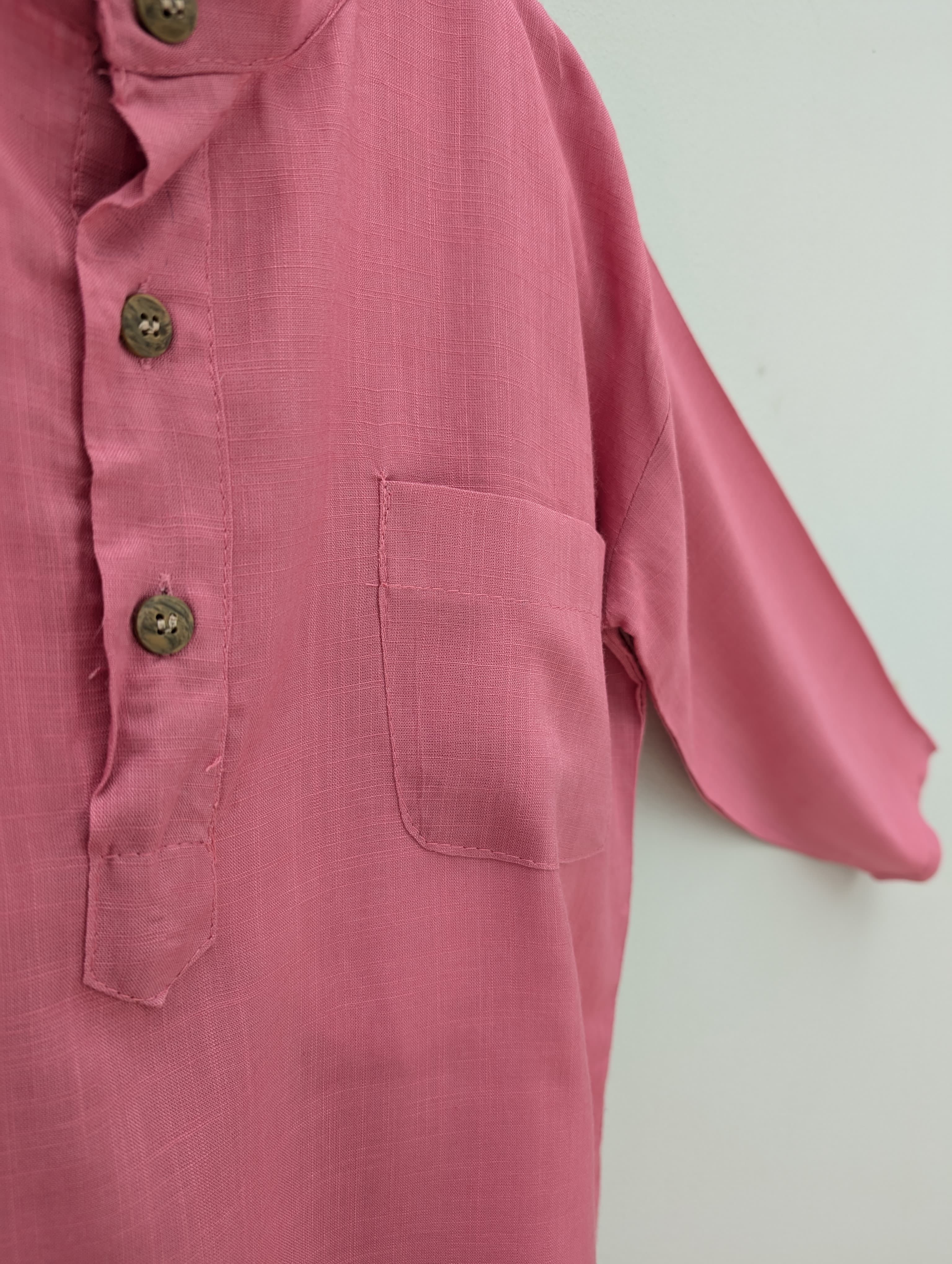 [6-8 years] Preloved Pink Soft Cotton Kurta Pajama