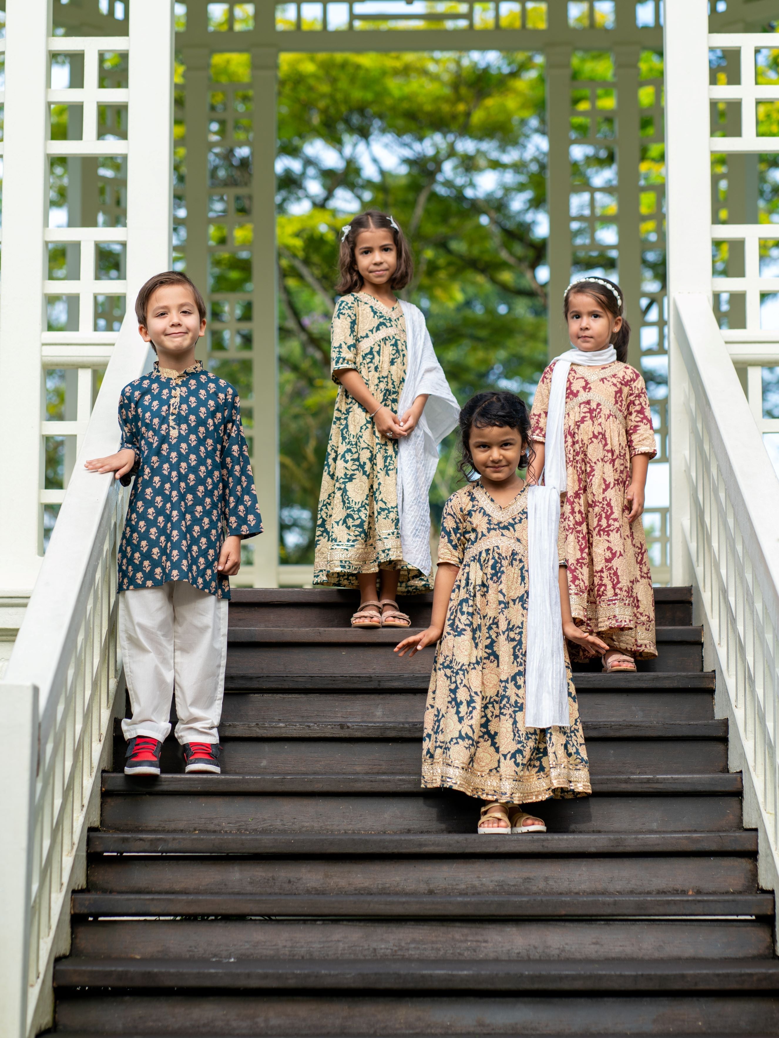 kurta boys and lehenga girls ansh