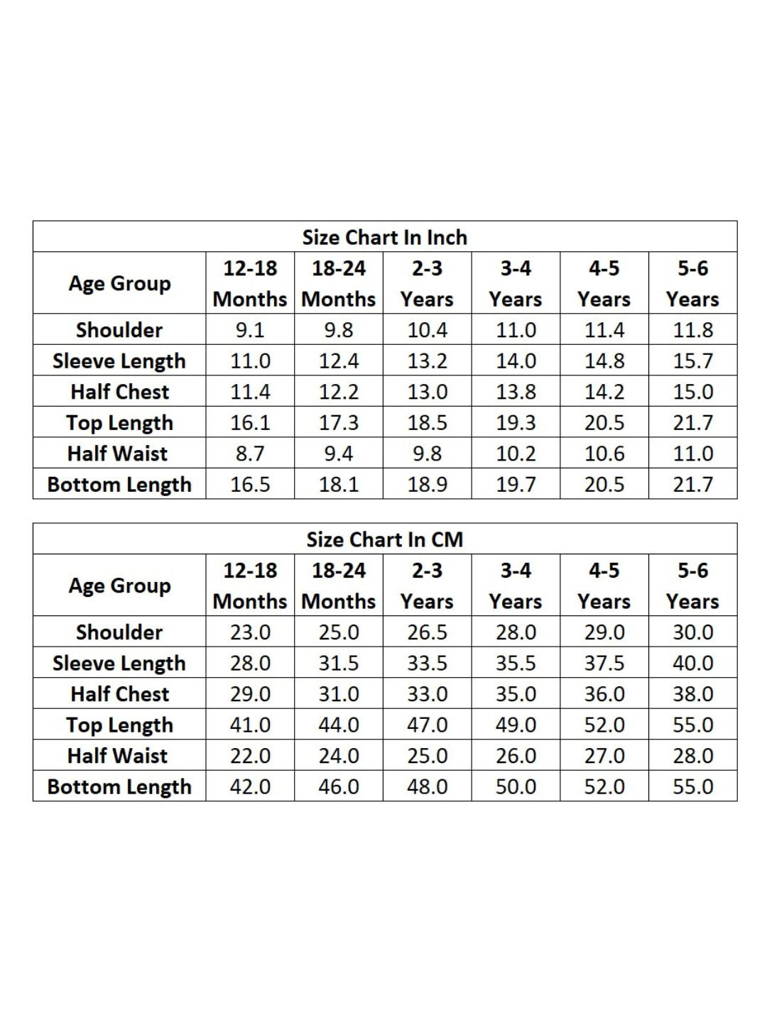 size chart off white yellow kurta