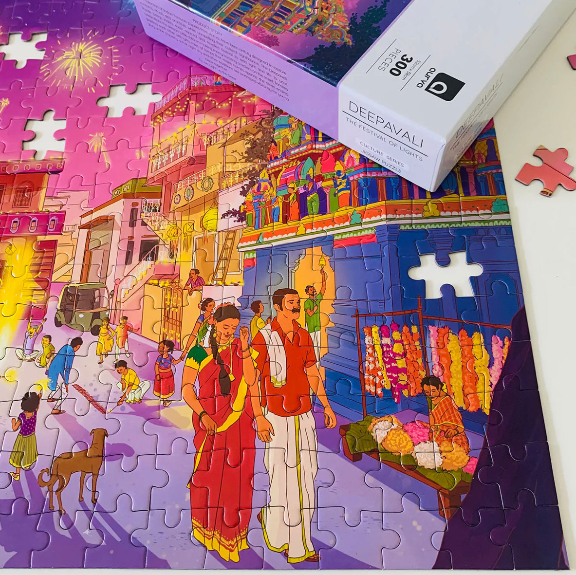 Puzzle: Deepavali - Festival of Lights - Nimbu Kids