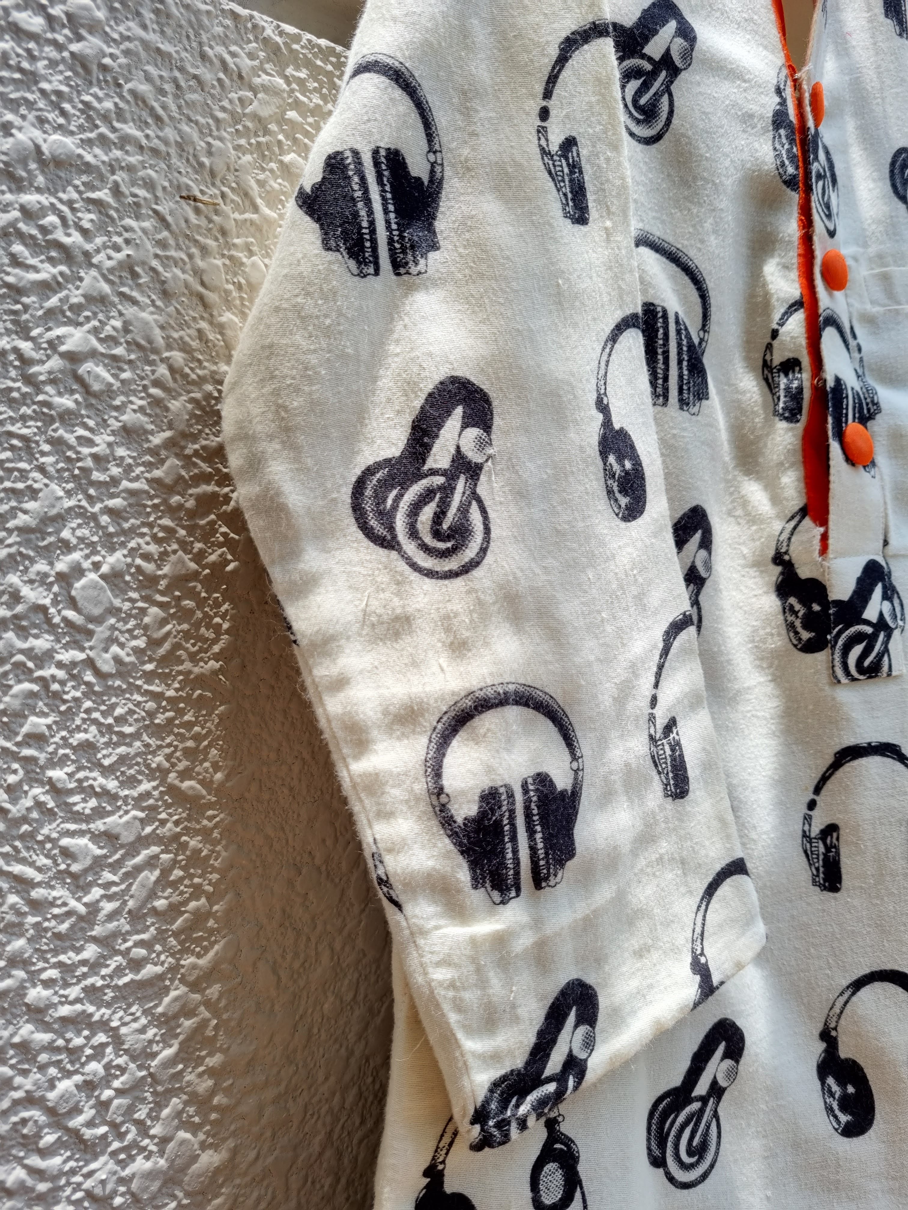 [4-6 yrs] Preloved Designer Rapper Soft Cotton Kurta - Nimbu Kids