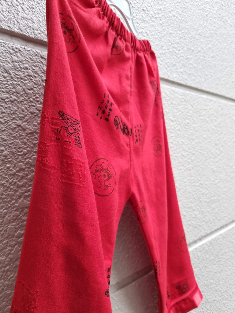 [3-4 yrs] Preloved CNY Shirt & Pants set - Nimbu Kids