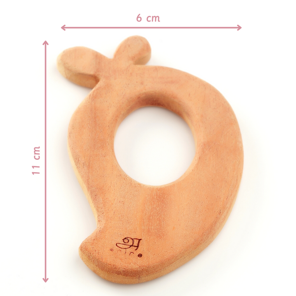 Handcrafted Neem Wood Teethers - Nimbu Kids