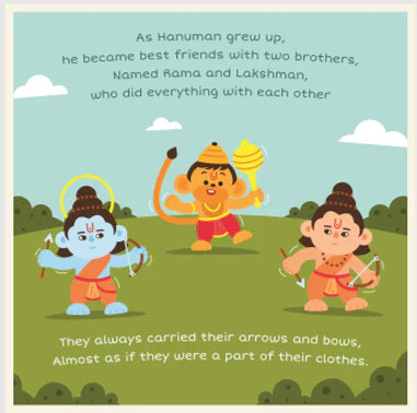 Book: Hanuman and His Hidden Powers - Nimbu Kids