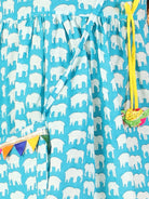 Ellie Frock with Parrot Tassels & Potli Purse - Nimbu Kids