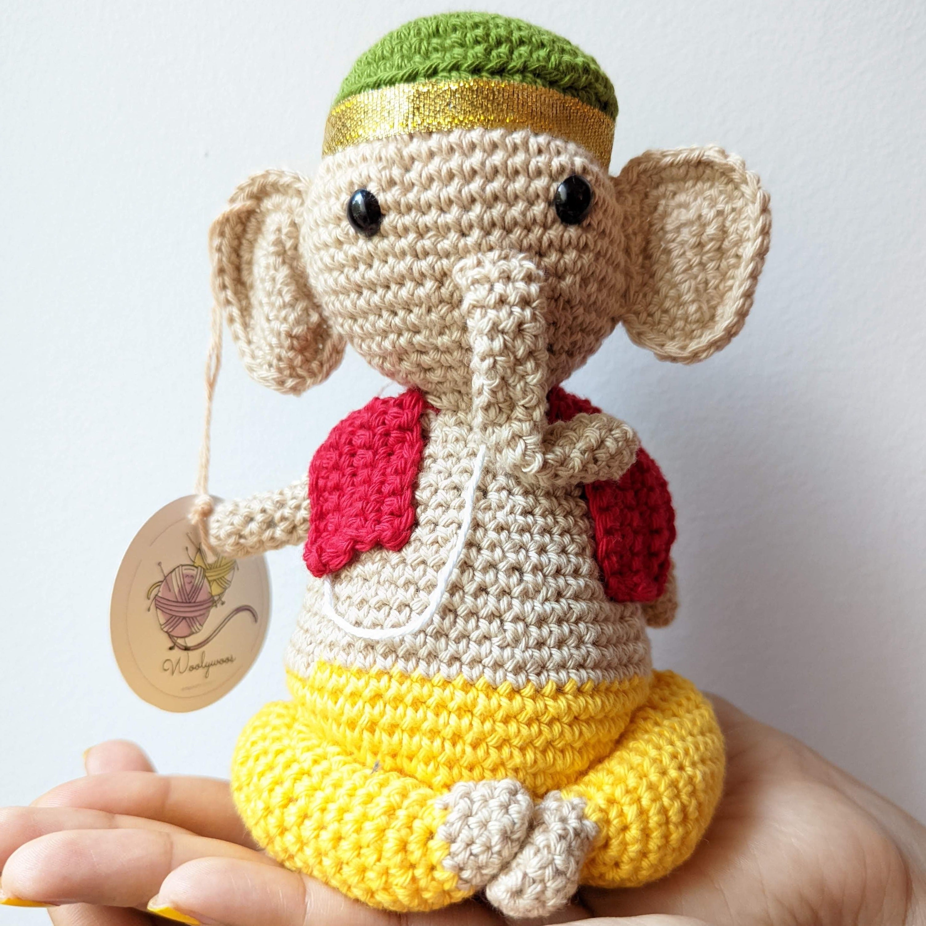 Handcrafted Crochet Ganesha - Nimbu Kids