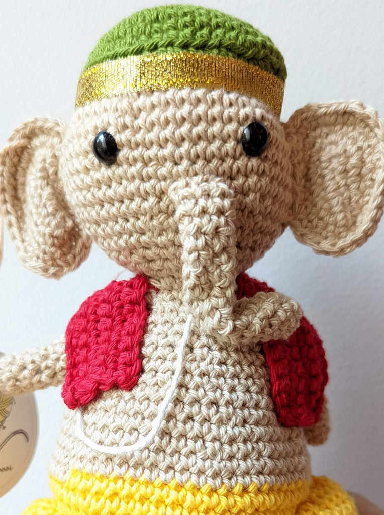 Handcrafted Crochet Ganesha - Nimbu Kids