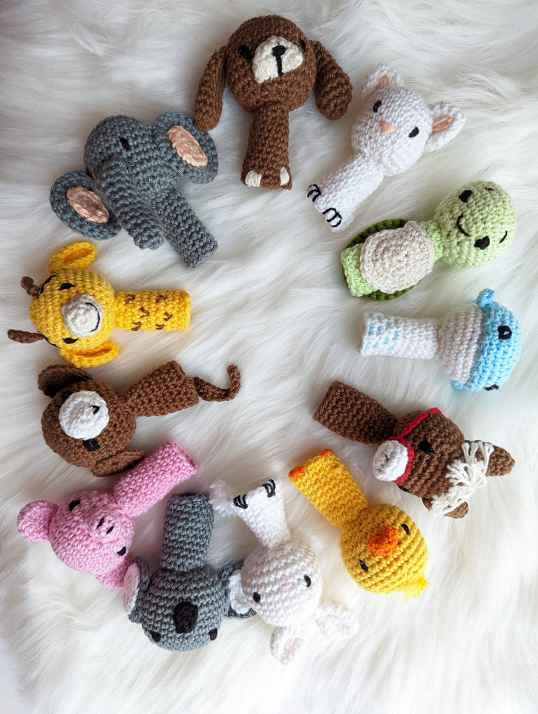 Handcrafted Crochet Finger Puppets - Nimbu Kids