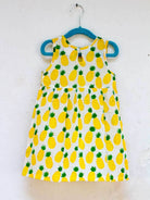 Ananas Everyday Dress with Pocket - Nimbu Kids