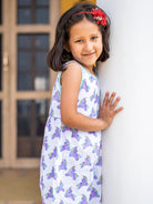 Unicorn Everyday Dress with Pocket - Nimbu Kids