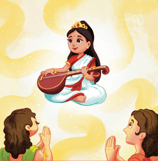 Book: Saraswati and the Stolen Somras - Nimbu Kids