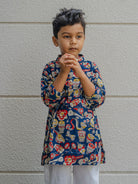 Raaga Symphony Kurta Set - Nimbu Kids