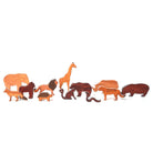 Wooden Wild Animals (Set of 12) - Nimbu Kids