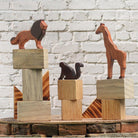 Wooden Wild Animals (Set of 12) - Nimbu Kids