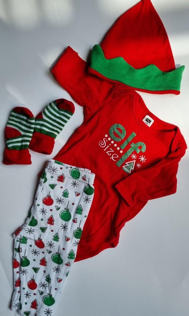 [0-6 months] Preloved Hudson Baby XMas Elf Set - Nimbu Kids